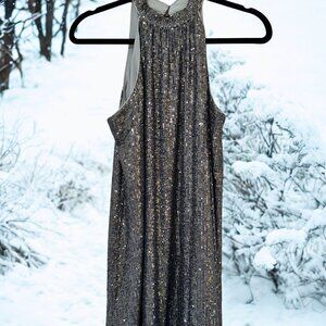 Gorgeous Loft Silver/Grey Sequin Dress – Size Small NWT